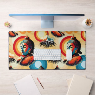 Buddha Lord Retro Pop Schreibtischunterlage