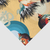 Buddha Lord Retro Pop Seidenpapier (Detail)