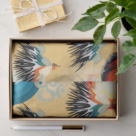 Buddha Lord Retro Pop Seidenpapier (Geschenk)