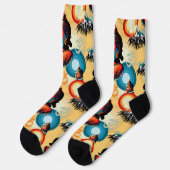 Buddha Lord Retro Pop Socken (Linkes Detail)