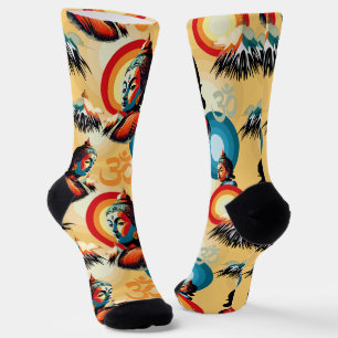 Buddha Lord Retro Pop Socken