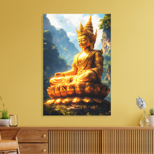 Buddha Lord von dem goldenen Land Leinwanddruck
