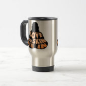 Buddha Love Orange Reisebecher (Vorderseite Links)