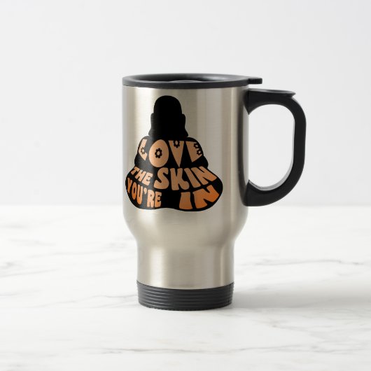 Buddha Love Orange Reisebecher (Rechts)