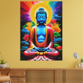 Buddha Luminous Awakening Leinwanddruck (Insitu (Wohnzimmer))