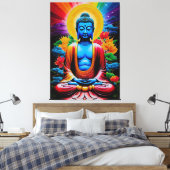 Buddha Luminous Awakening Leinwanddruck (Insitu (Schlafzimmer))