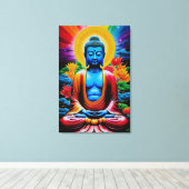 Buddha Luminous Awakening Leinwanddruck (Insitu (Holzboden))