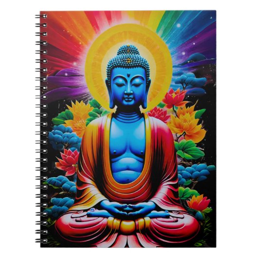 Buddha Luminous Awakening Notizblock (Vorderseite)