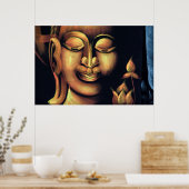Buddha-Malerei Poster (Küche)