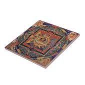 Buddha Mandala Antike Tibetische Thanka Tile Fliese (Seite)