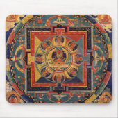 Buddha-Mandala-Antiken-Tibetaner Thanka Mousepad (Vorne)