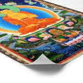 Buddha Mandala Antique Tibetan Thanka Poster (Ecke)