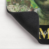 Buddha Mandala Boho Personalize Monogram Mousepad (Ecke)