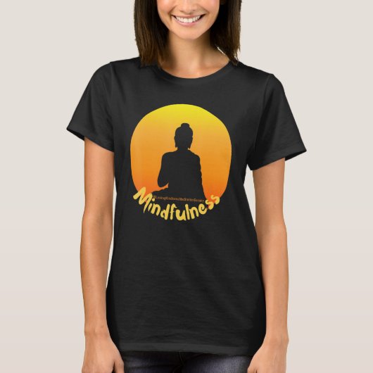 Buddha Mandala Buddhist Mindfulness Buddhismus Lov T-Shirt (Vorderseite)