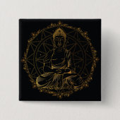 Buddha Mandala Button (Vorderseite)