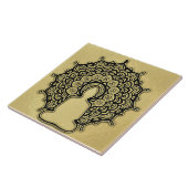 Buddha Mandala Keramik Tile. Fliese (Seite)