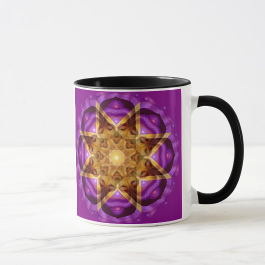 Buddha-Mandala-Kunst Tasse (Rechts)