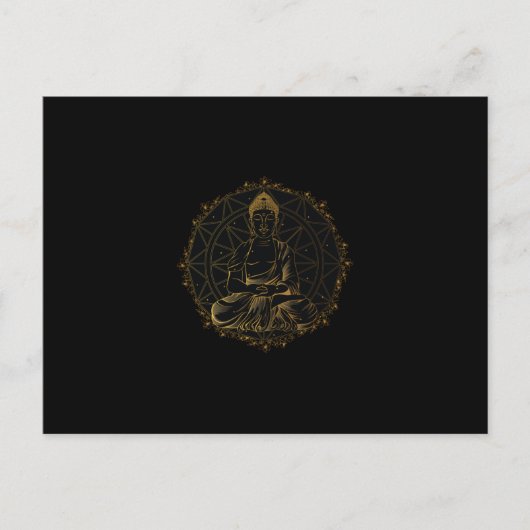 Buddha Mandala Postkarte (Vorderseite)