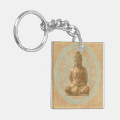Buddha Mandala Schlüsselanhänger (Vorderseite links)