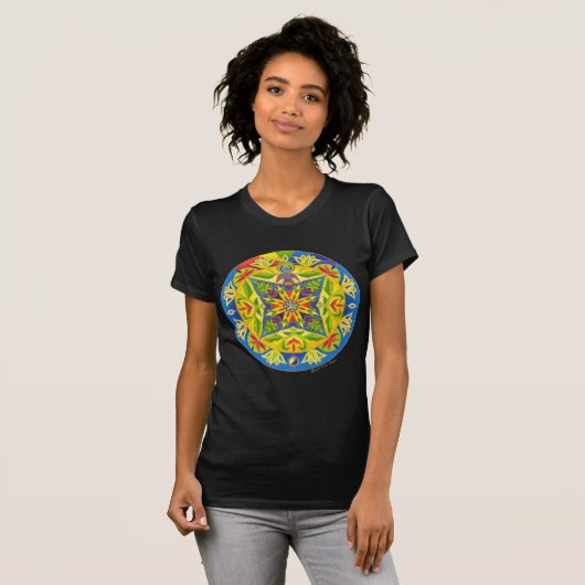 Buddha-Mandala T-Shirt (Vorne ganz)