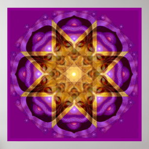 Buddha Mandala Zen Meditation Spirituelles Kunstpo Poster