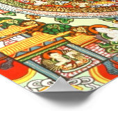 Buddha Mandalases Poster (Ecke)