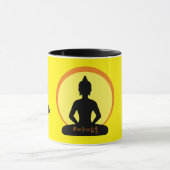 Buddha - Mantra & Meditation Tee/Kaffee Tasse (Zentrum)