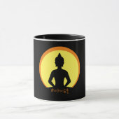 Buddha - Mantra & Meditation Tee/Kaffee Tasse (Zentrum)