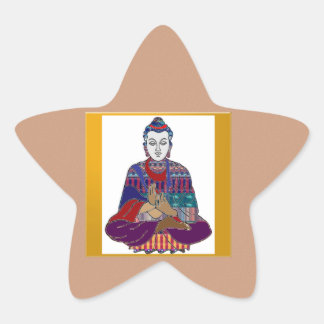 BUDDHA Master Yoga Spirit Lord Teacher Meditation Stern-Aufkleber