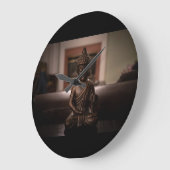 Buddha-Mauer Große Wanduhr (Winkel)