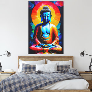 Buddha Meditates Leinwanddruck