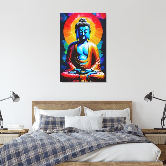 Buddha Meditates Leinwanddruck (Insitu (Schlafzimmer))