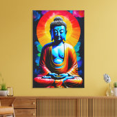 Buddha Meditates Leinwanddruck (Insitu (Wohnzimmer))