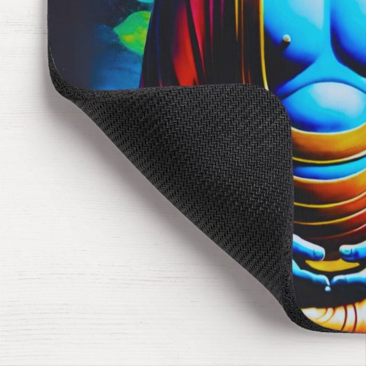 Buddha Meditates Mousepad (Ecke)