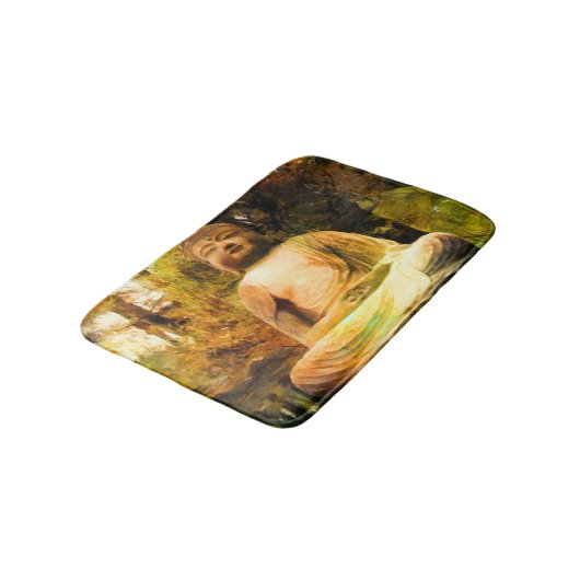 Buddha-Meditation Badematte (Schrägansicht)