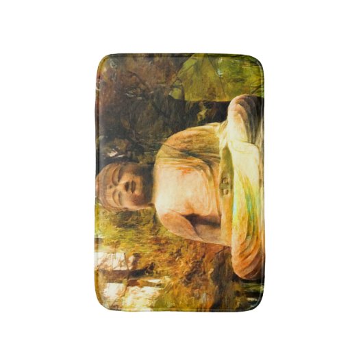 Buddha-Meditation Badematte (Vorderseite Vertikal)