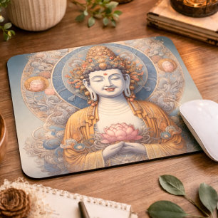 Buddha Meditation Kunst Zen Spirituell Ästhetisch  Mousepad