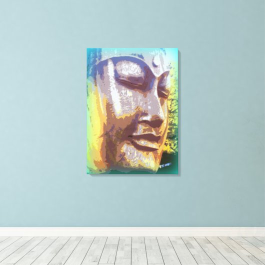 Buddha-Meditation Leinwanddruck (Insitu (Holzboden))