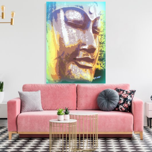 Buddha-Meditation Leinwanddruck (Insitu (Wohnzimmer))