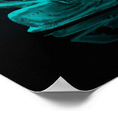 Buddha Meditation Lotus Blume Östliche Religion Poster (Ecke)