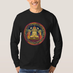 Buddha Meditation mit Yoga T-Shirt