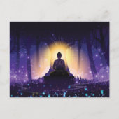 Buddha Meditation Postkarte (Vorderseite)