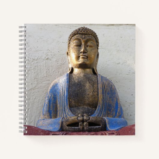Buddha, Meditationszeitschrift, Fotografie Notizblock (Vorderseite)