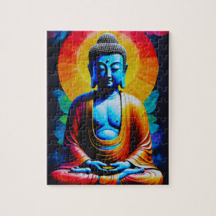 Buddha meditiert puzzle