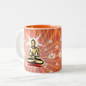 Buddha meditiert Tasse (Vorderseite Links)