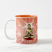 Buddha meditiert Tasse (Links)