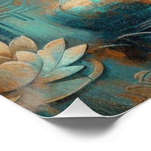 BUDDHA MEDITING AP #9 POSTER (Ecke)