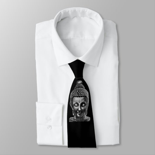 Buddha, Men Neck Tie Krawatte (Gebunden)