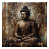 BUDDHA METALLIC PAINT ART #14 POSTER (Vorderseite)