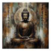 BUDDHA METALLIC PAINT ART #6 POSTER (Vorderseite)